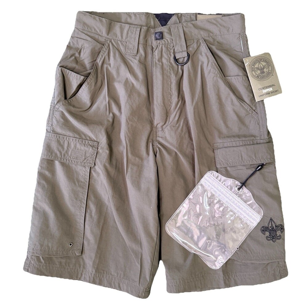 NEW Boy Scouts of America Centennial‎ Uniform Shorts Adult Mens XS Dark Green